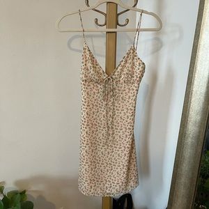 Zara floral mini dress